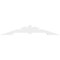 Ekena Millwork Vanguard Architectural Grade PVC Gable Bracket, 108"W x 18"H x 2"D x 6"F, 4/12 Pitch GBP108X18X0206VAN00 - alternate 5